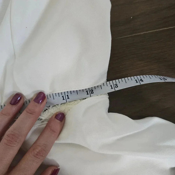 NWT Lulus Reach Out My Hand White Lace Skater Dress size small - Picture 8 of 12